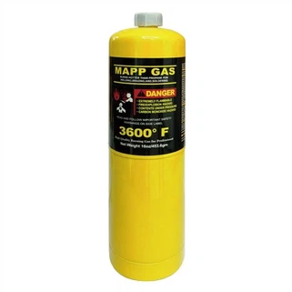 The Yellow Bottle Portable Oxy Mapp Welding Map Gass Til salgs